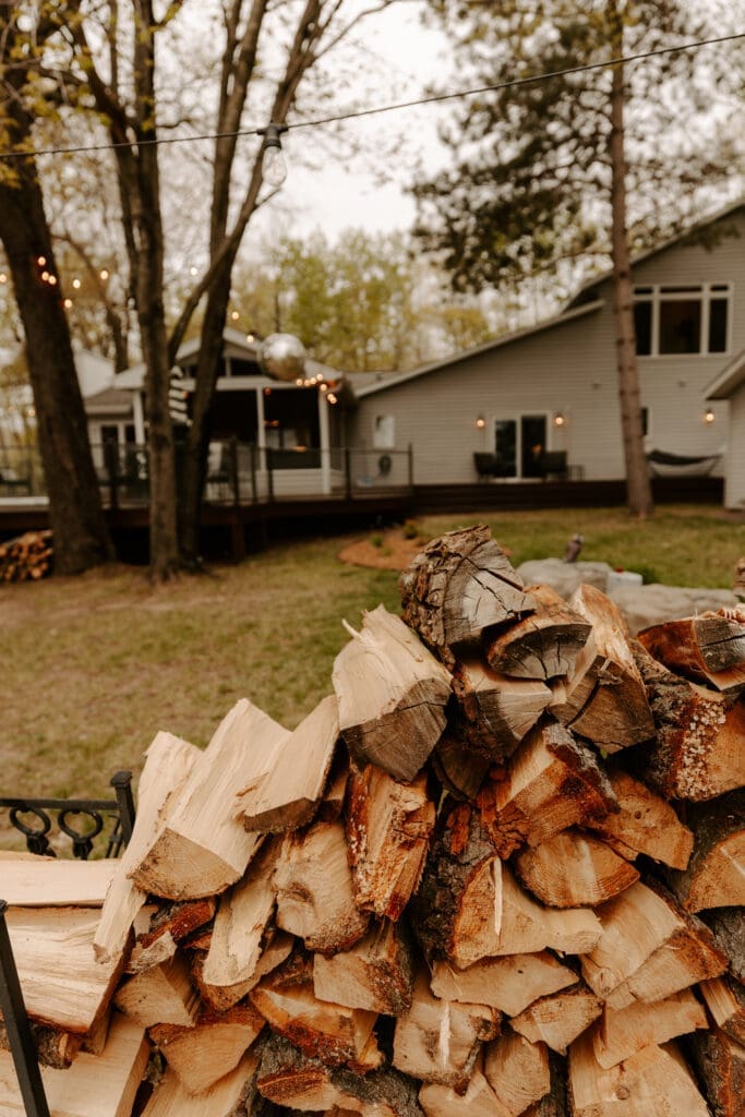 Beautiful Northwoods landscape surrounding Camp Digs